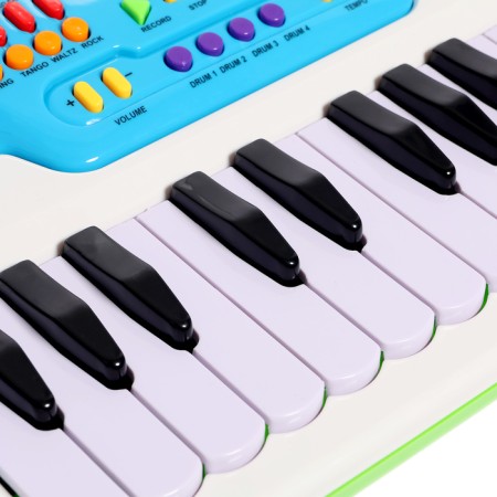 Floor synthesizer "Best Music", with a chair and a microphone-7
