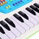 Floor synthesizer "Best Music", with a chair and a microphone