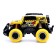 Radio -controlled jeep "graffiti", works on batteries, yellow color