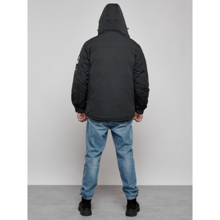 Male Winter jacket, size 48, black color-3