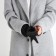 Gloves are female, dimensionless, without insulation, black color