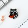 Icon in the box "Raccoon" 5 x 4 cm