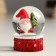 Souvenir Polystone Water Ball "Grandfather Frost with a Christmas tree" 4.5x4.5x6.5 cm