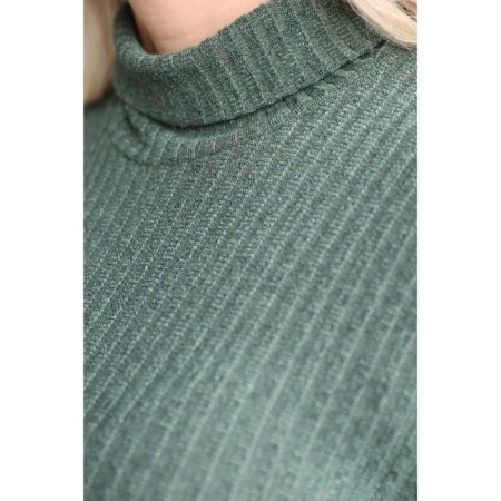 Women's dress, size 52, green color-8