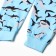 Pajamas for boys, blue color/sharks, height 128 cm