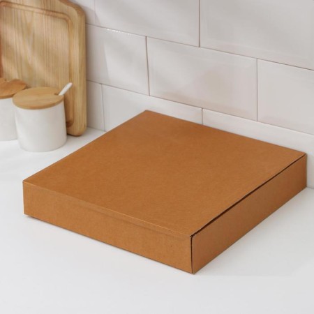 Box for storage of the share Striata, 28 × 28 × 7 cm, bamboo-6