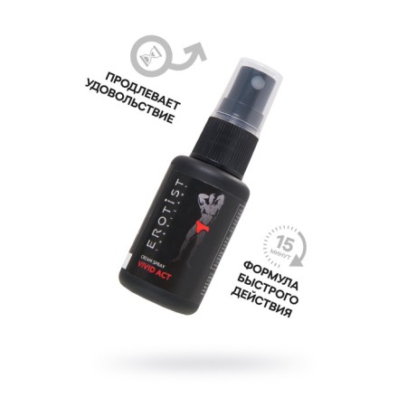 Erotist Vivid Act Cream-Spray, for men, to increase potency and improve erection, 30 ml