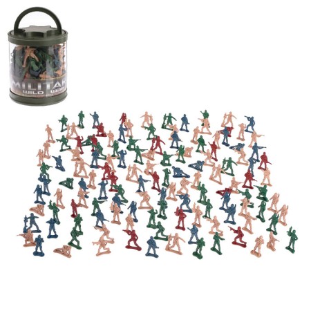 Set "Bravaya Army", 130 soldiers, mix