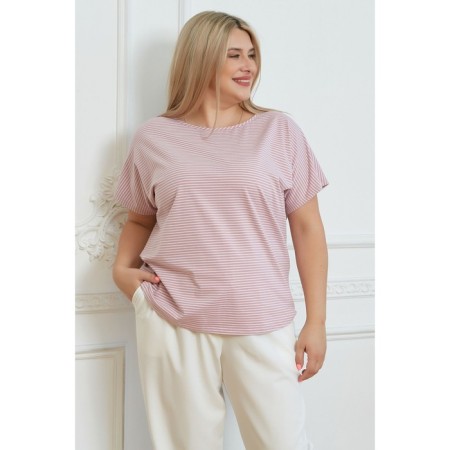 Female T -shirt, size 66, powder color-3
