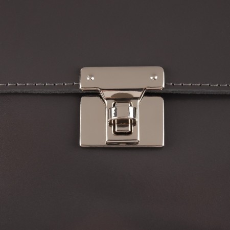 Bag's fastener, 3.3 × 3.3 cm, pearl silver color-4