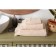 Trick Lovelife Fringe 30x60 beige, 100% cotton, 360 g/m2