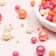 Sprinking confectionery in color confectionery glaze "Pearls": peach, pink, silver ", 50 g
