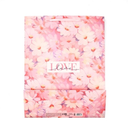 Laminated double -sided "flowers", with silence and card, L, 40 × 31 × 11.5-7