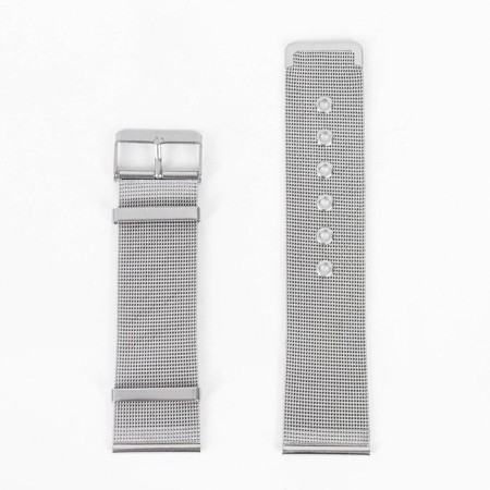 Solomon watch strap, 24 mm, stainless steel, L-20.5 cm, silver-1