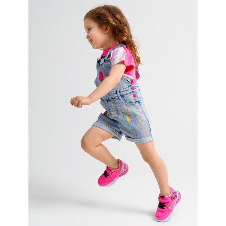 Denim jumpsuit for the girl PlayTode, height 80 cm-1
