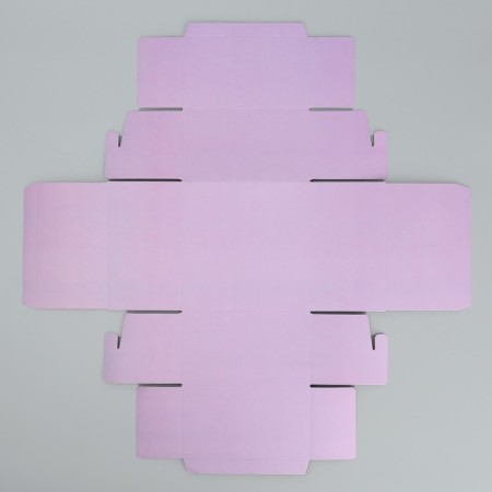 Gift-bearing box folding, packaging, Lavender, 14 x 14 x 8 cm-10