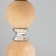 Apali table lamp E27 40W light wood 25x25x39 cm Risalux