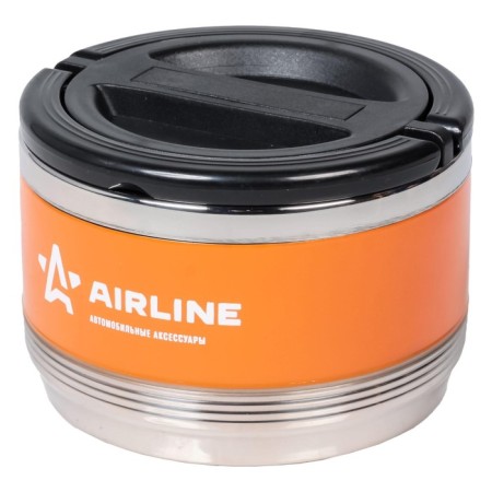 AIRLINE thermos, lunch box for meals with a handle, stainless steel 304, 1 container, 0.7 liters-1