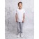 Children's T -shirt, height 104 cm, white color
