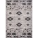 Rectangular carpet EFOR ECLIPSE, size 200x290 cm, color White/D.Gray
