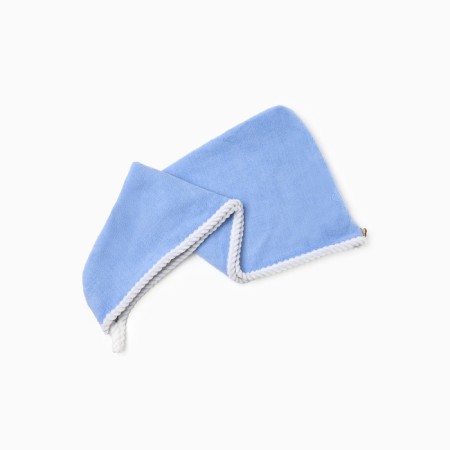 Cup for drying the hair Ethel, col. blue/gray, 25*60 cm, 100% p/e-2