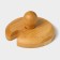 Lid for the tanks of the share, d = 5.5 cm, with a handle, bamboo