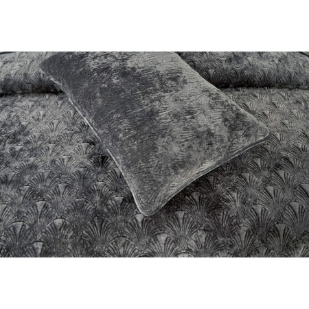 Cover with pillowcases Sofi de Marko "Rosalin", size 240x260 cm, 50x70 cm - 2 pcs, color Stone-8