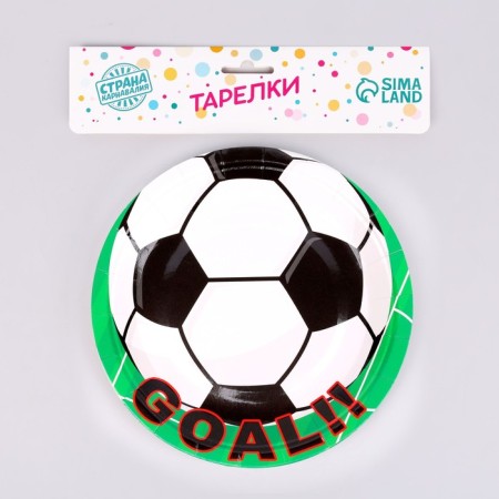Paper plate “GOOD!”, Set, 6 pcs-1