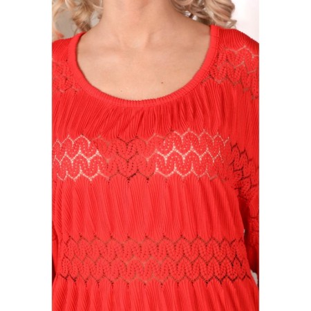 Women's dress, size 42, red color-13