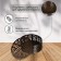 A spiral stand for mosquitoes, for incense, with a lid, metal, bronze, Greengo