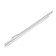 Roller guides 500 mm, white color