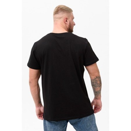 Male T -shirt, size 48, black color-1