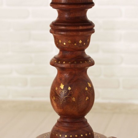 Coffee -carved coffee table 50x45x45 cm, shisham tree-4