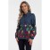 Female blouse, size 42, blue color