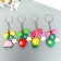 Trick rubber "Fruit with daisies" MIX 5.5x5 cm