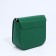 Women's bag Fabula on a magnet, long belt, green color