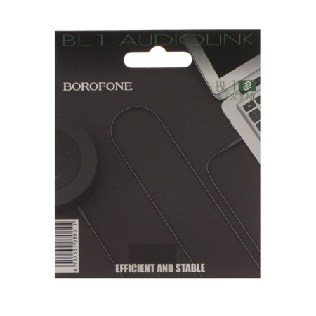 Audio Borofone BL1, Jack 3.5 mm (M) -Jack 3.5 mm (M), TPE braid, 1 m, black-4