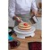 Rotating cake stand, d = 30.5 cm, with a rotation blocker lever, with a spill