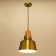 Lamp Bayerlux 1237/1GD E27 40W gold 20x20x24-124 cm