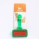 Pucupors "Simple" with a transparent handle, with drops, 9.5 x 13.8 cm, green