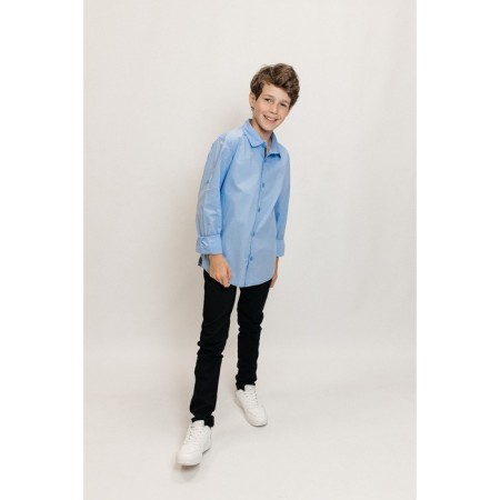 Surchachka upper for ISEE boys, height 122-128 cm, blue color-10