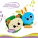 A rattle - a bracelet developing "animals", a set of 2 pcs.