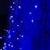Garland "fringe" 3 × 0.6 m, IP44, UMS, dark thread, 160 smd-led, glow blue, 220 V