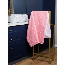 Tainted towel Doris Pink, size 70x130 cm, pink color