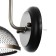Bra "Lumen" 1x60W E27 Black/Brass 20x20x15cm