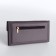 Women's wallet on the button, purple color