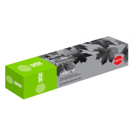 Cactus CS-EXV18 cartridge for Canon IR1018/1020/1022/1023/1024 (8300K), black