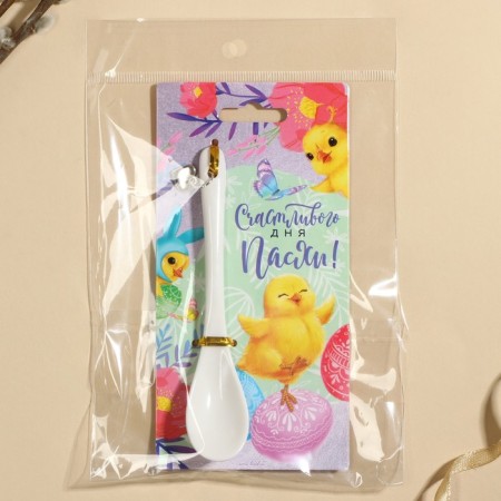 Spoon souvenir "Happy Day of Easter", 2.5 x 12.5 cm.-6