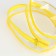 PVC cosmetic bag, 16*6*13, lightning department, yellow