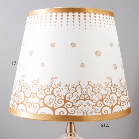 Sofia table lamp E27 40W gold 22x22x40 cm Risalux-2